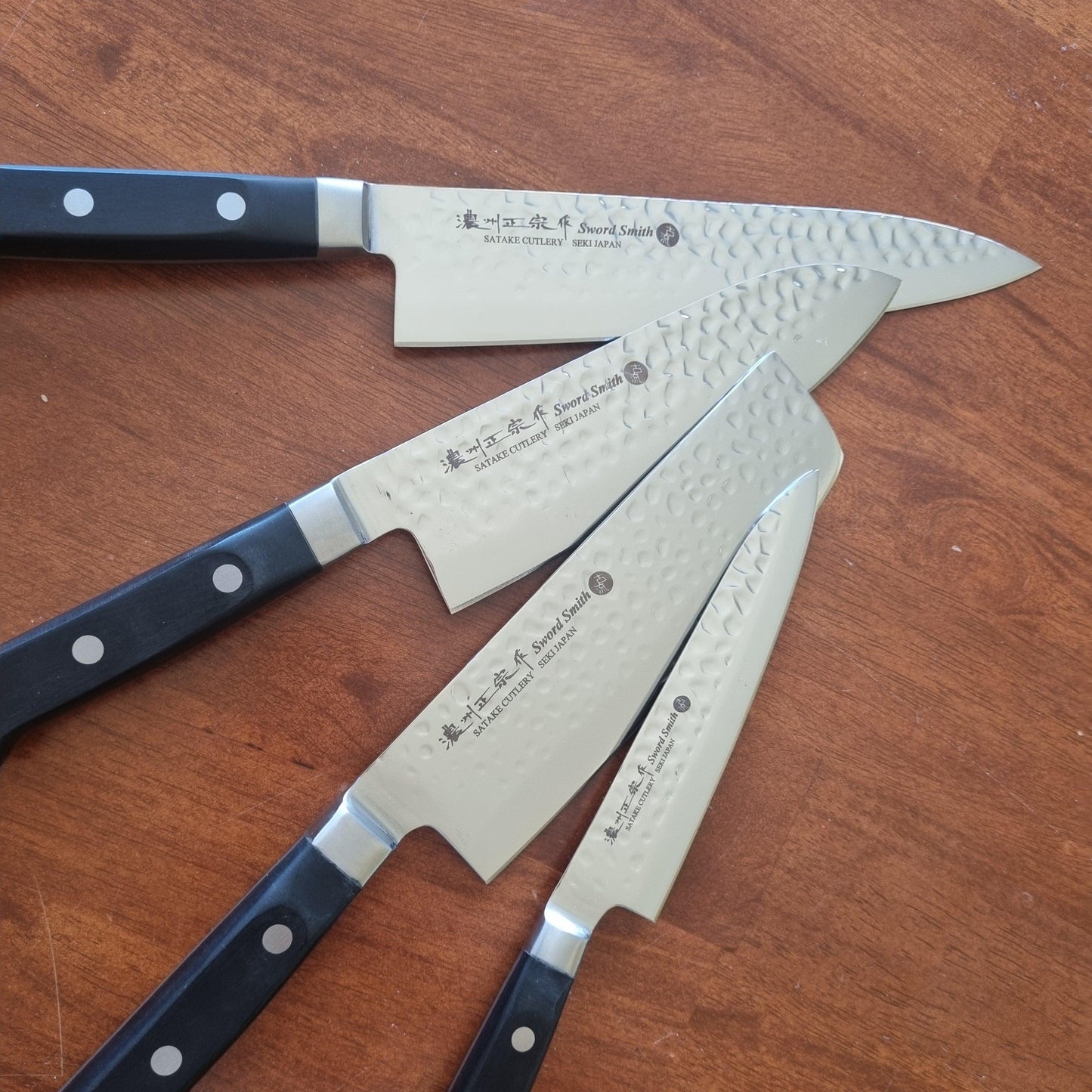 Satake - Hammered Series | 4 knives set - Japaneseknivesau