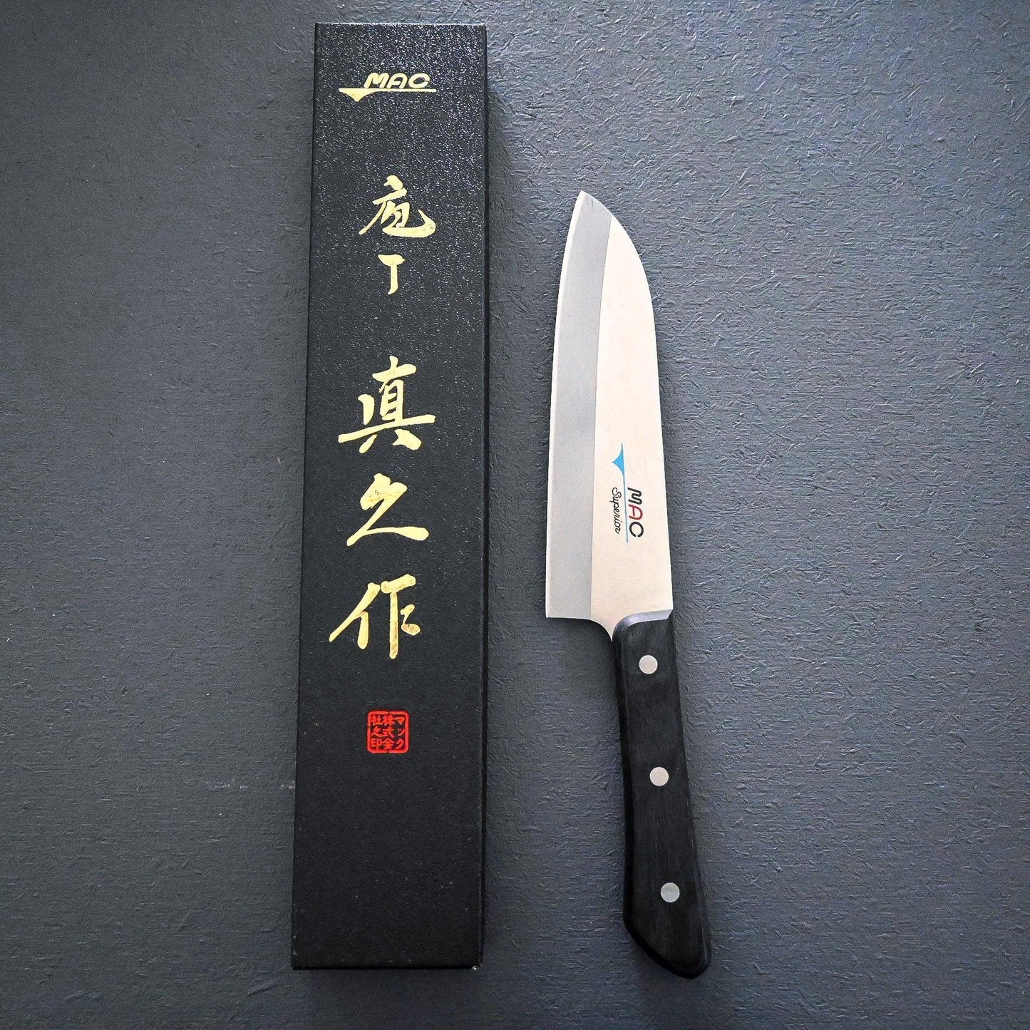 Mac - Santoku, 170 mm | High carbon steel - Japaneseknivesau