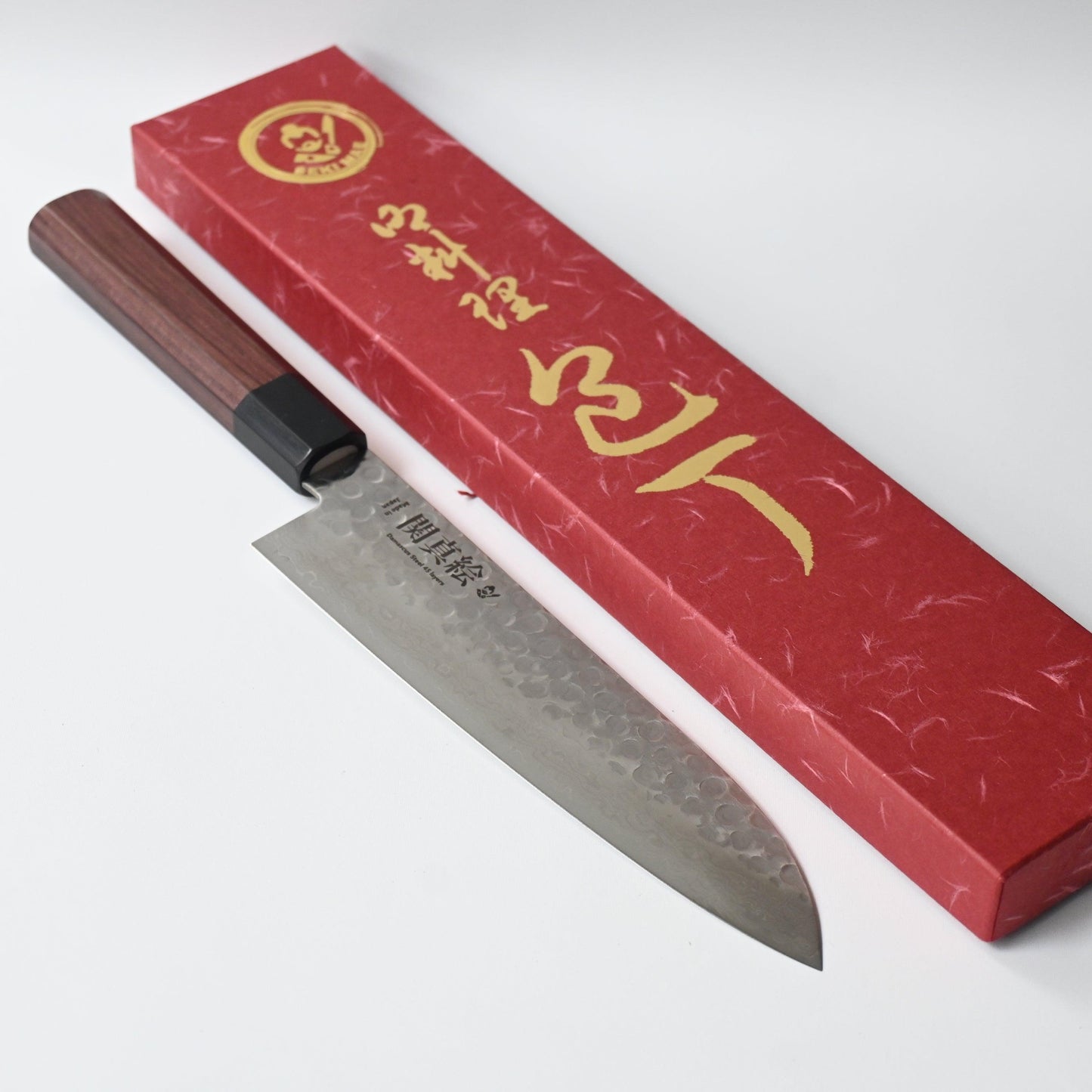 Seki Mae - Santoku, 185 mm | 19C27 High Carbon Steel - Japaneseknivesau