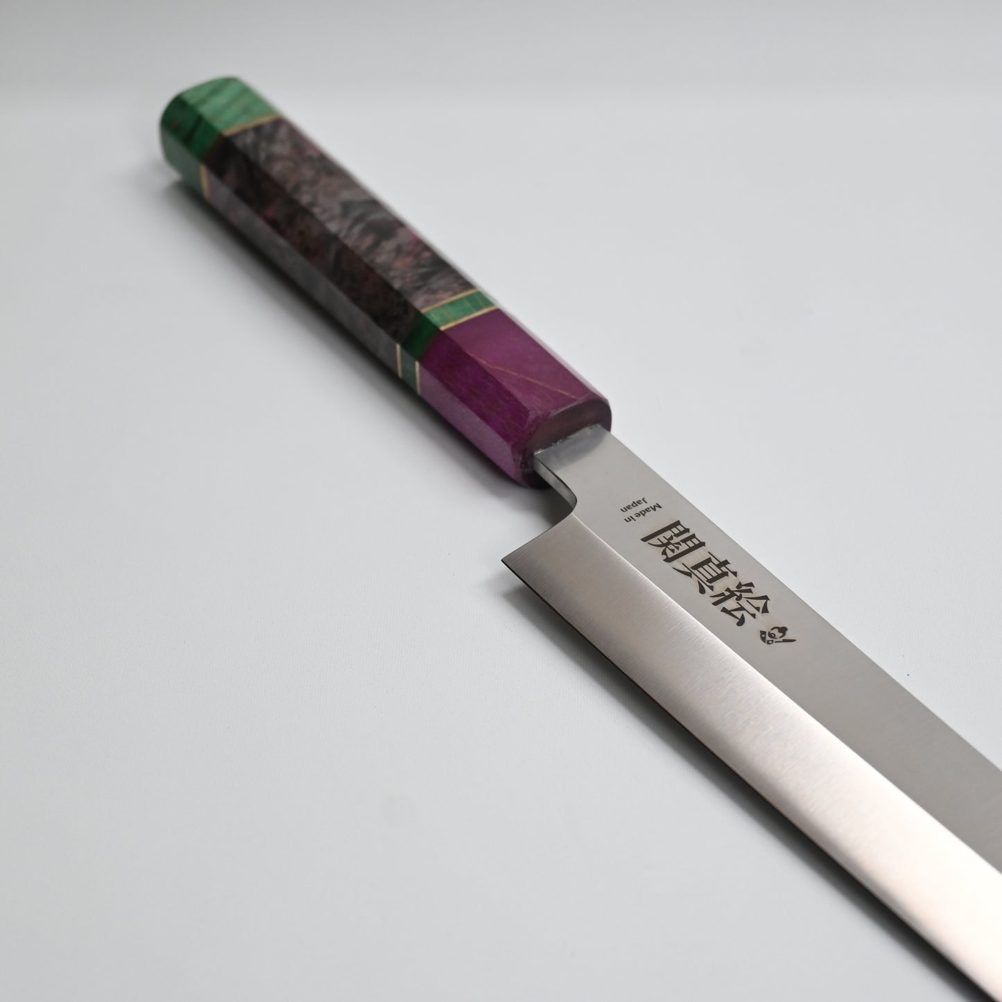 Seki mae Sakimaru burl eye high carbon steel 270mm kiritsuke type knife