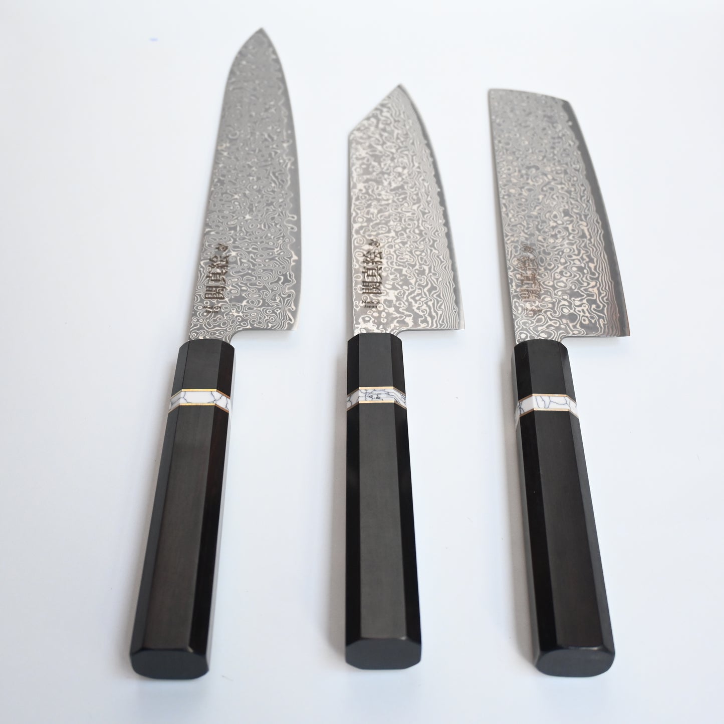Seki Mae Dark Eboni - 3 Knives Set (pre order, estimated arrival 10th april)