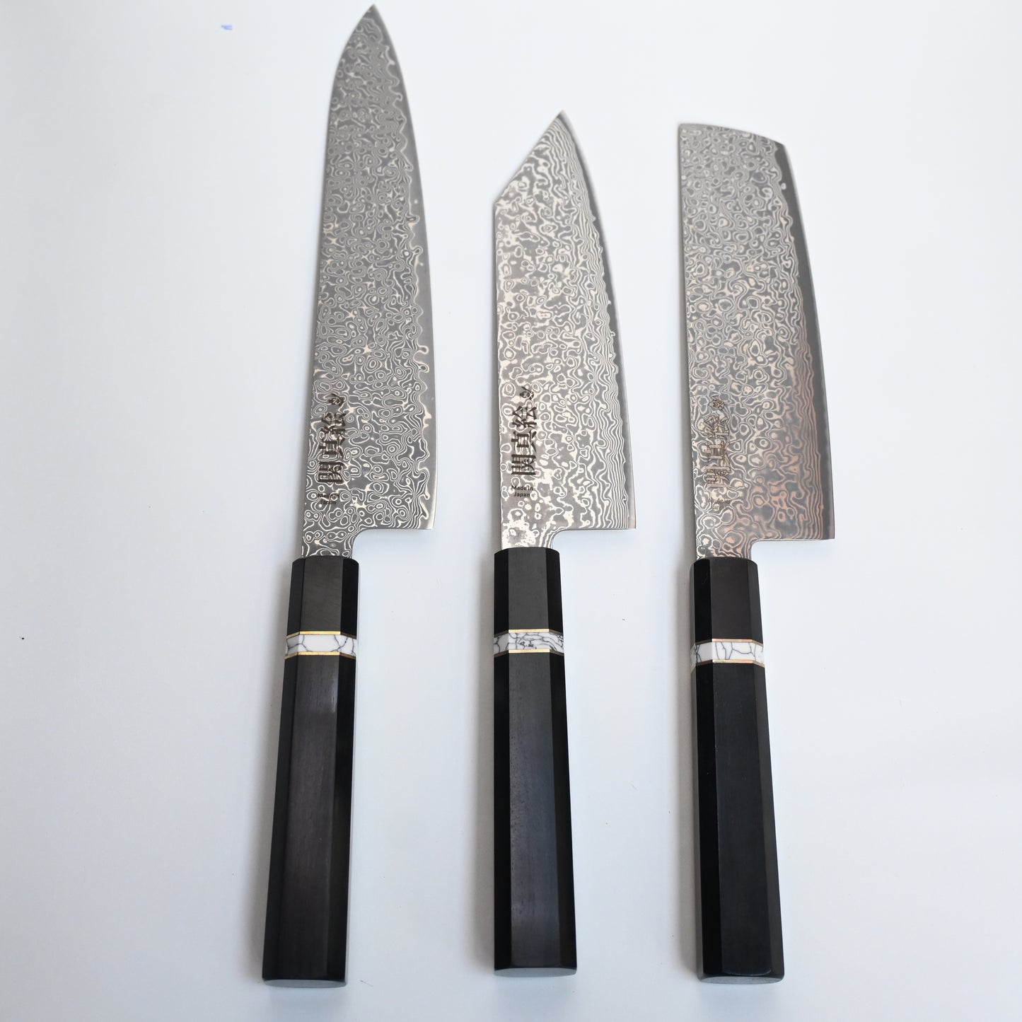 Seki Mae Dark Eboni - 3 Knives Set (pre order, estimated arrival 10th april)