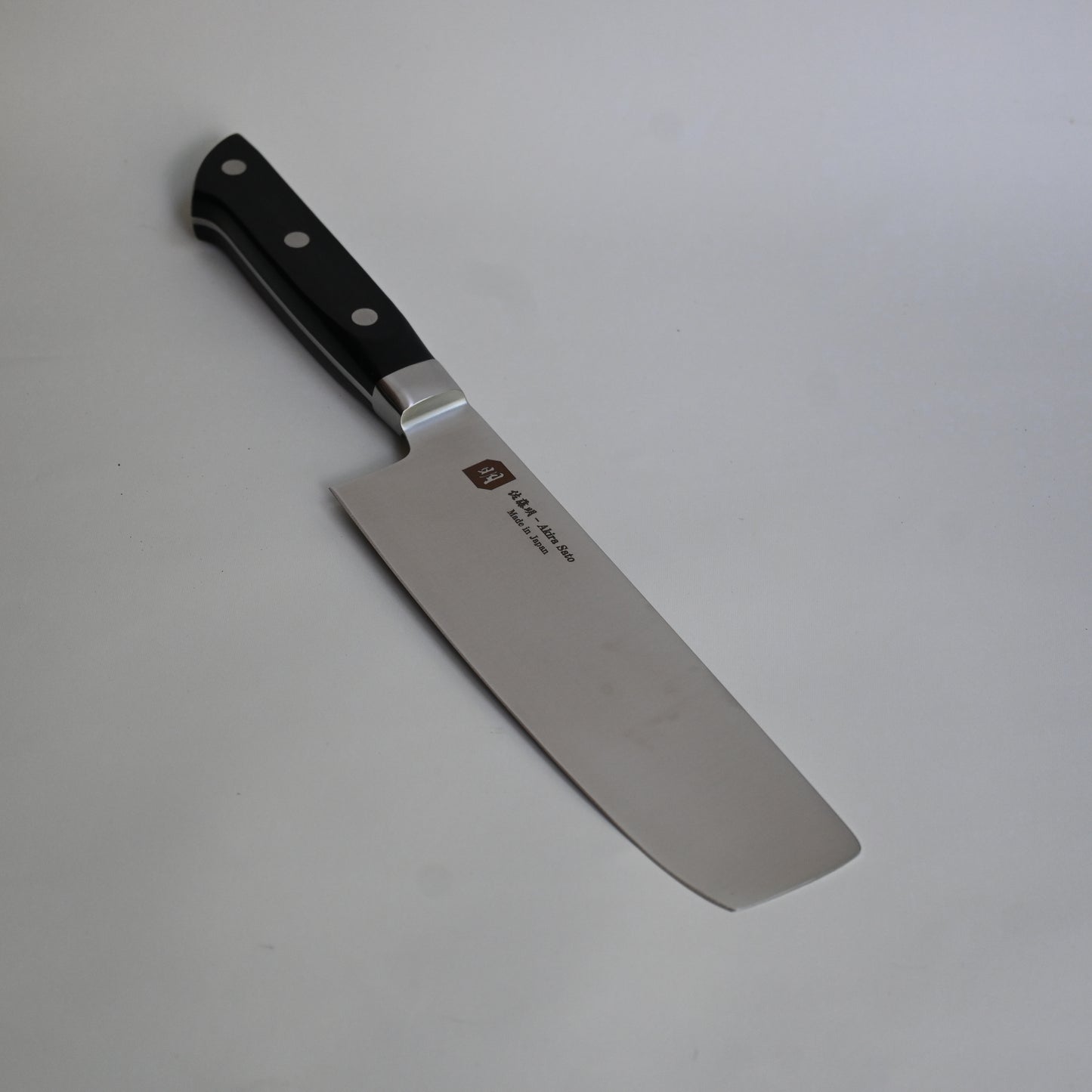 Akira Sato - Nakiri, 165 mm | MoV steel - Japaneseknivesau