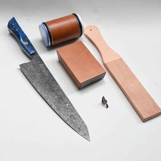BBQ lover - Bundle Knife + rolling sharpener - Japaneseknivesau