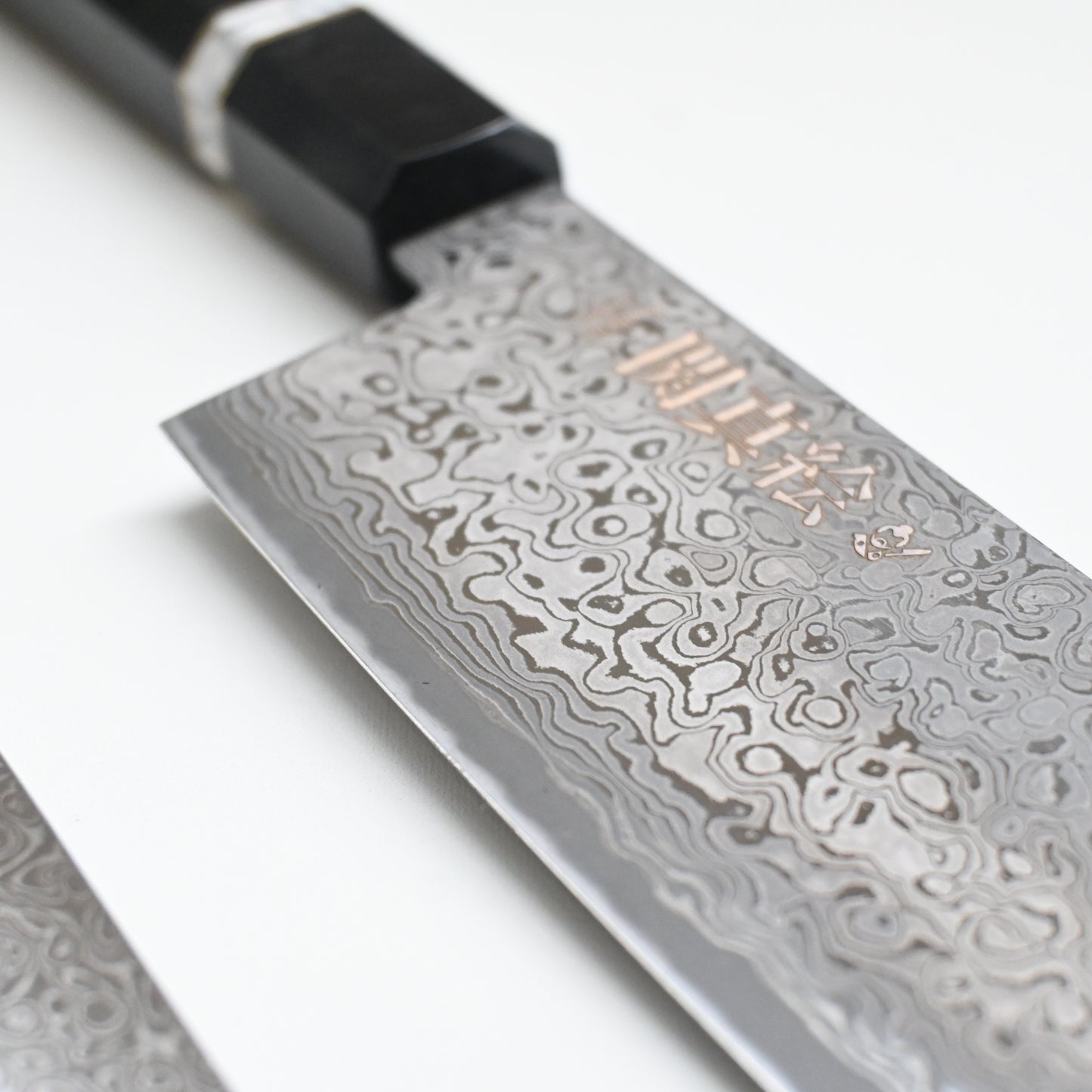 Seki mae Damascus - 2 knives set + blade covers