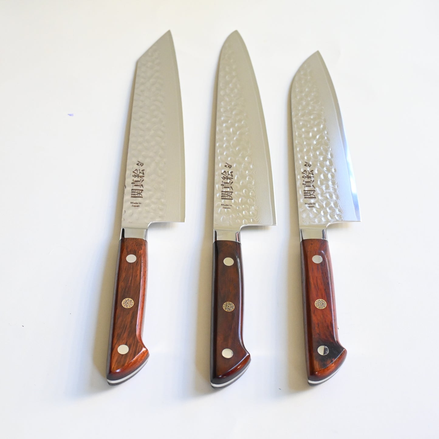 Seki mae - Hammered Pro | 3 knives set
