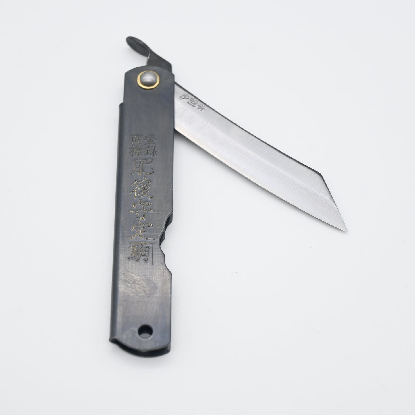 Higonokami - Hagane, 7.5 cms | Warikomi sk5 Black Handle