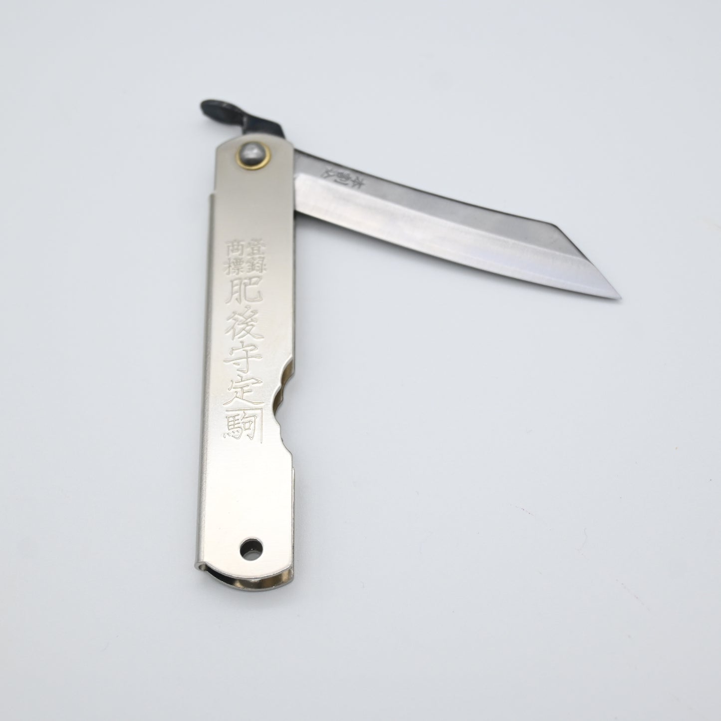 Higonokami - Hagane, 7.5 cms | Warikomi sk5 Plated Handle