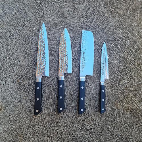 Satake - Hammered Series | 4 knives set - Japaneseknivesau