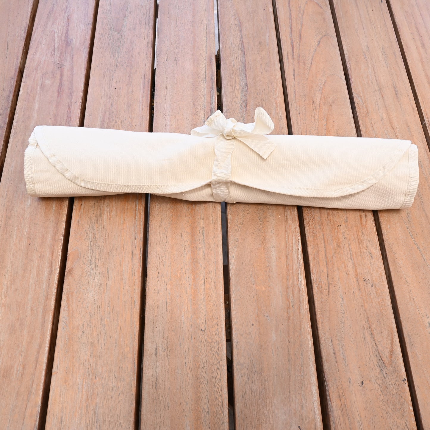 Knife Bag - créme Cotton XL | 6 pockets