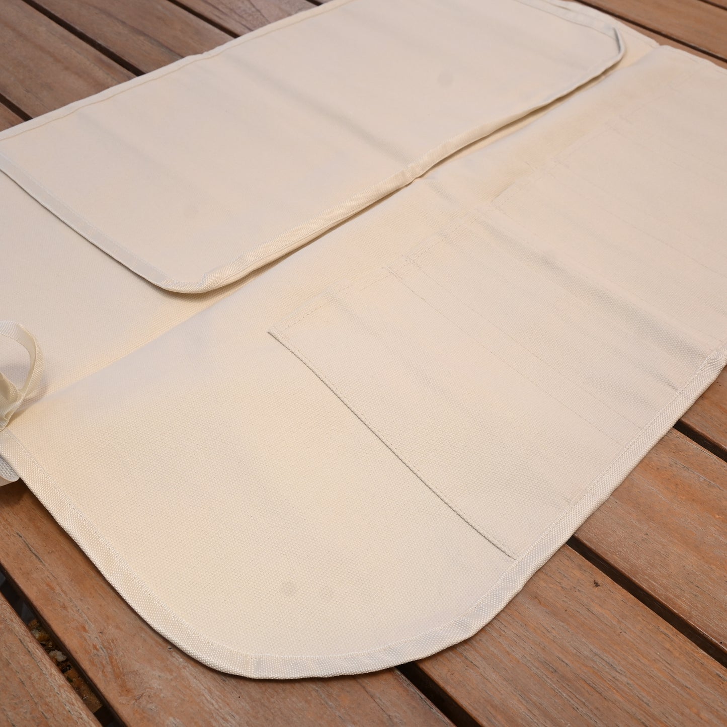 Knife Bag - créme Cotton XL | 6 pockets
