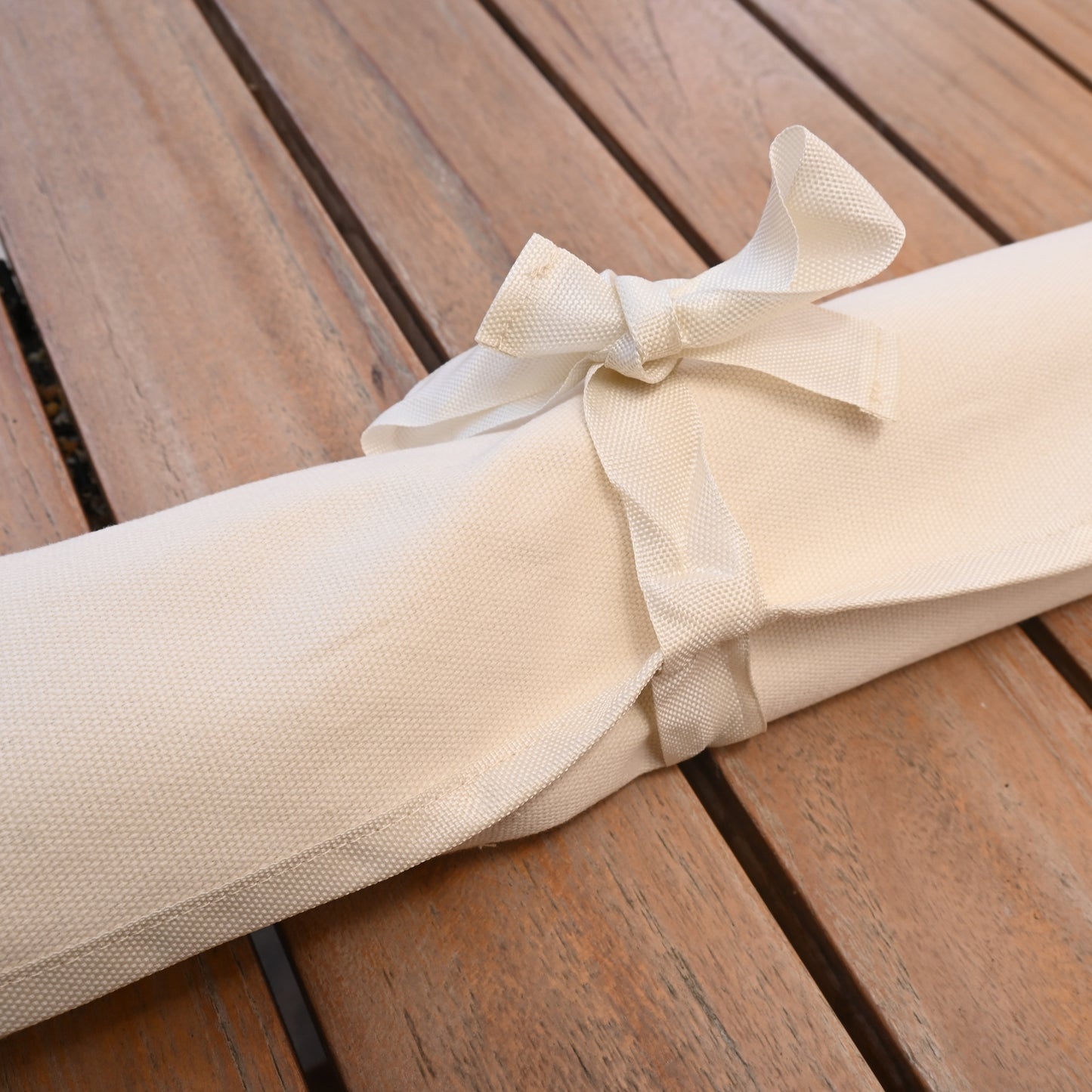 Knife Bag - créme Cotton XL | 6 pockets