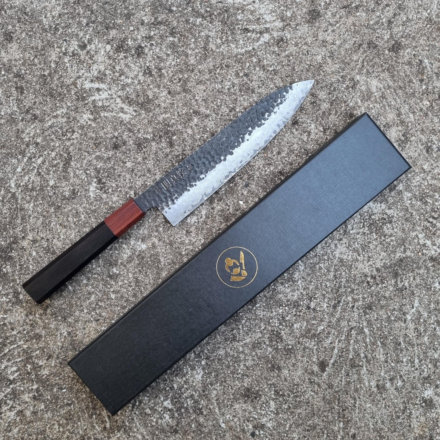 Seki Mae - Gyuto, 210 mm | VG-10 damascus steel - Japaneseknivesau