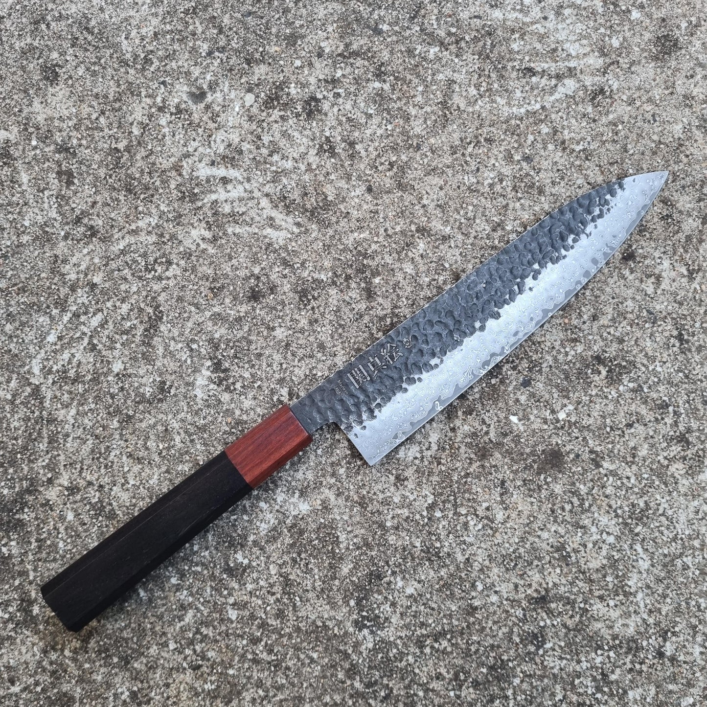 Seki Mae - Gyuto, 210 mm | VG-10 damascus steel - Japaneseknivesau