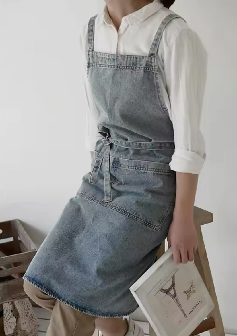 Apron - Denim | Soft texture - Japaneseknivesau