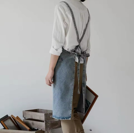Apron - Denim | Soft texture - Japaneseknivesau