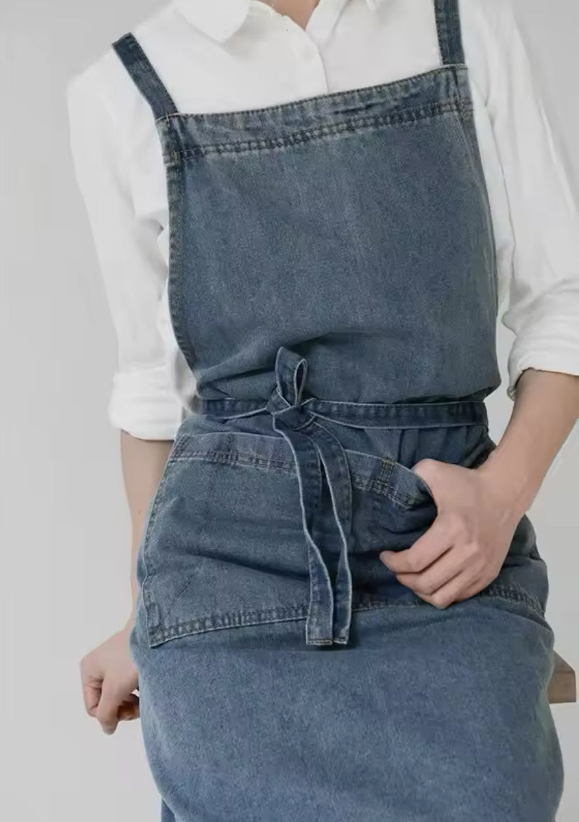 Apron - Denim | Soft texture - Japaneseknivesau