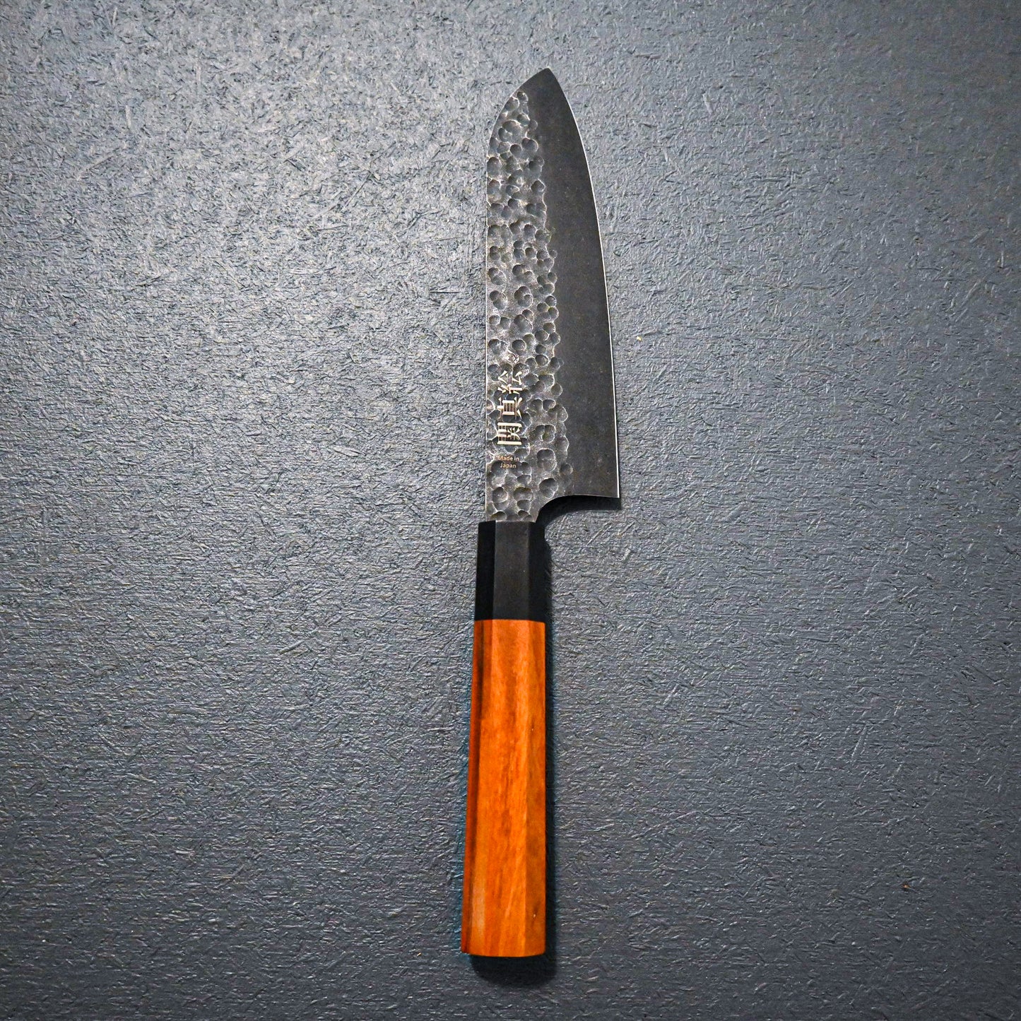 SANTOKU BLACK FORGED WITH FREE SAYA