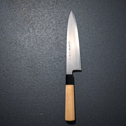 Minonuki yamahide  Santoku shirogami kasumi White steel No2 180mm knife