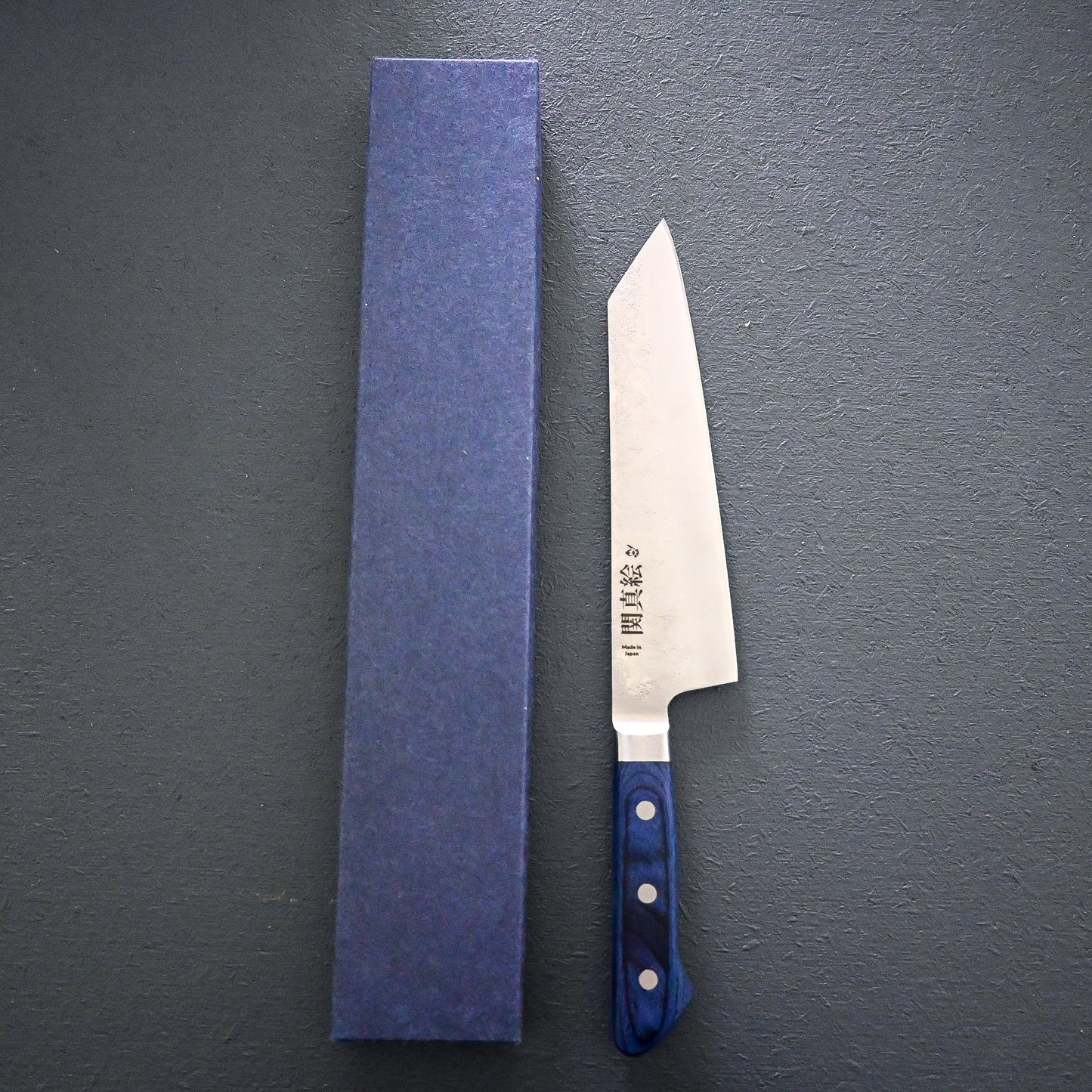 Seki Mae Sky Aogami Blue Steel No.2 Nashiji Bunka (Kiritsuke) 195mm