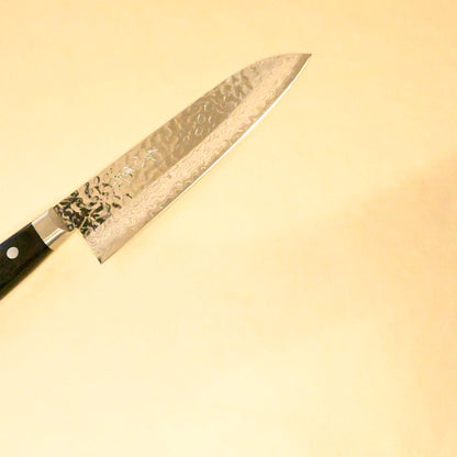 Takai Santoku hammered shinny damascus knife vg-10 160mm