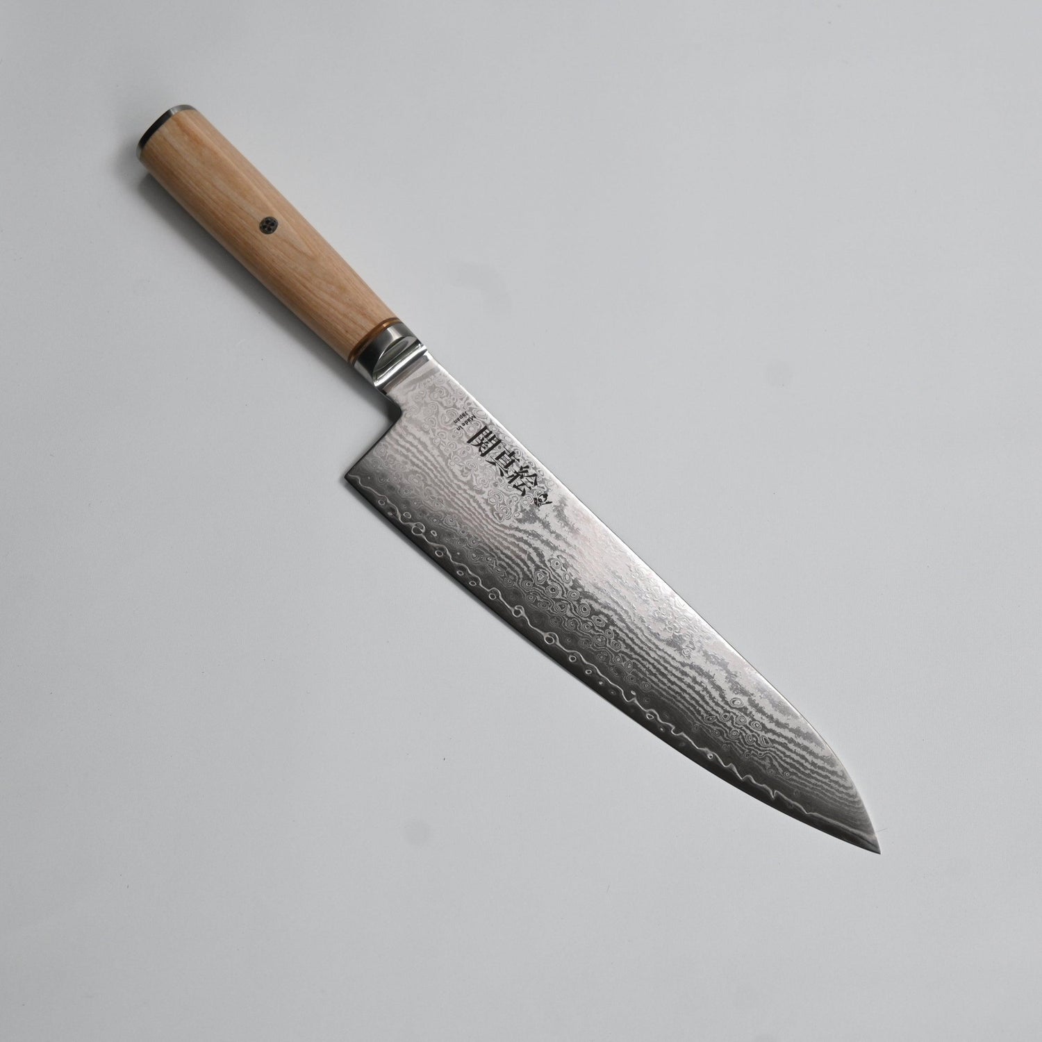 Seki Mae - Gyuto, 210 mm | VG-10 Damascus Steel - Japaneseknivesau