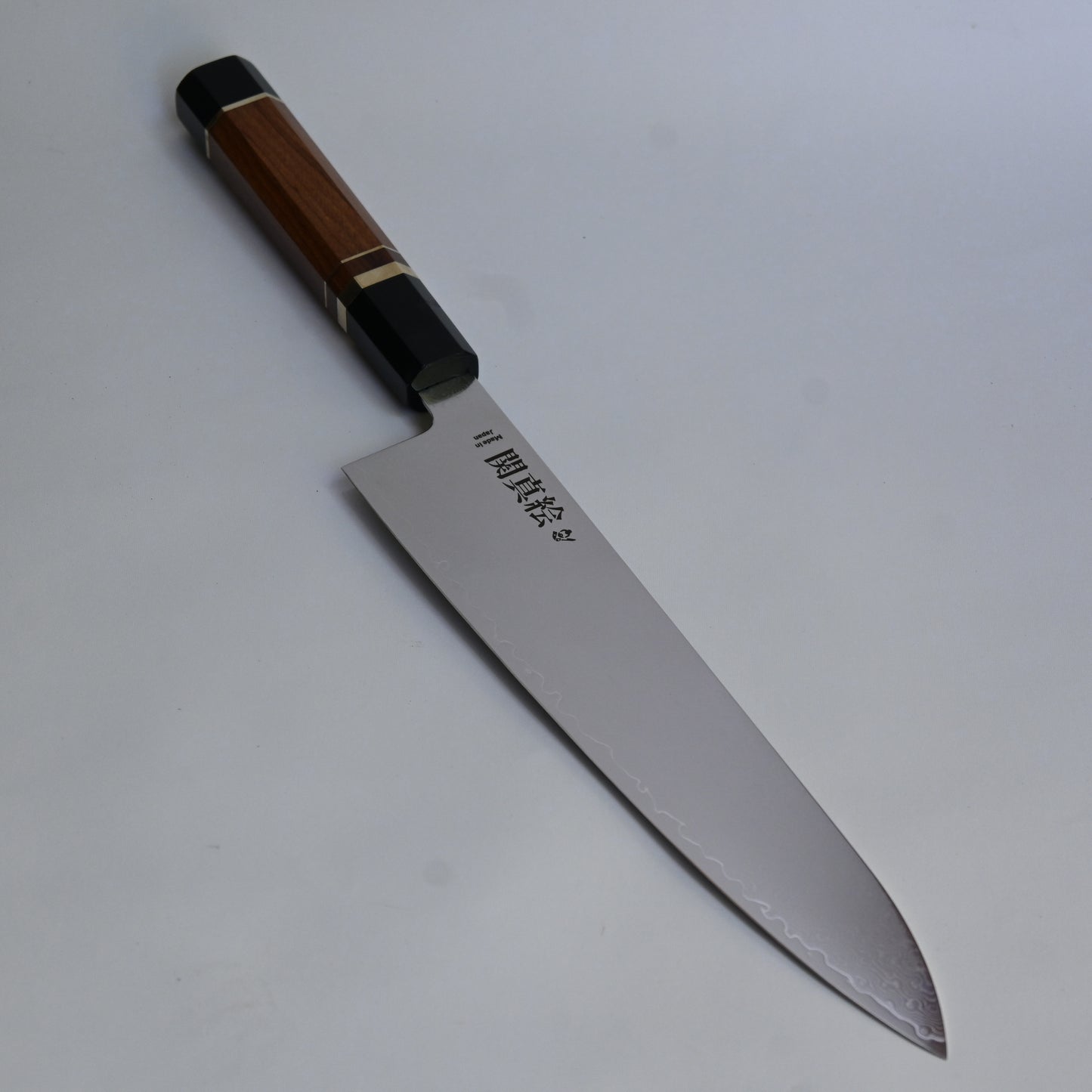 Seki Mae Kiritsuke damascus steel 230 mm ironwood handle