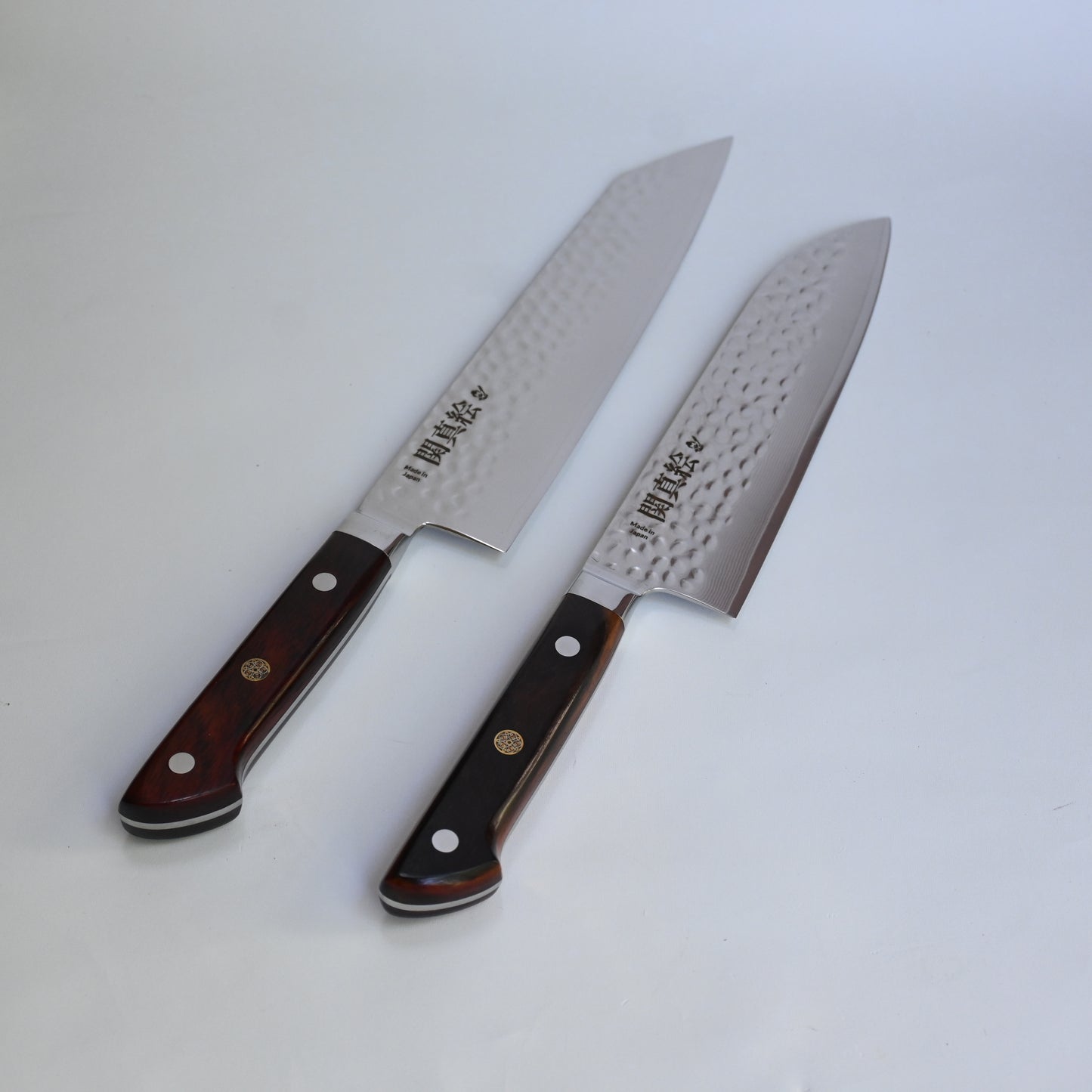 Seki mae hammered damascus Professional - 2 knives set