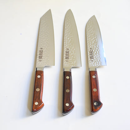 Seki mae - Hammered Pro | 3 knives set