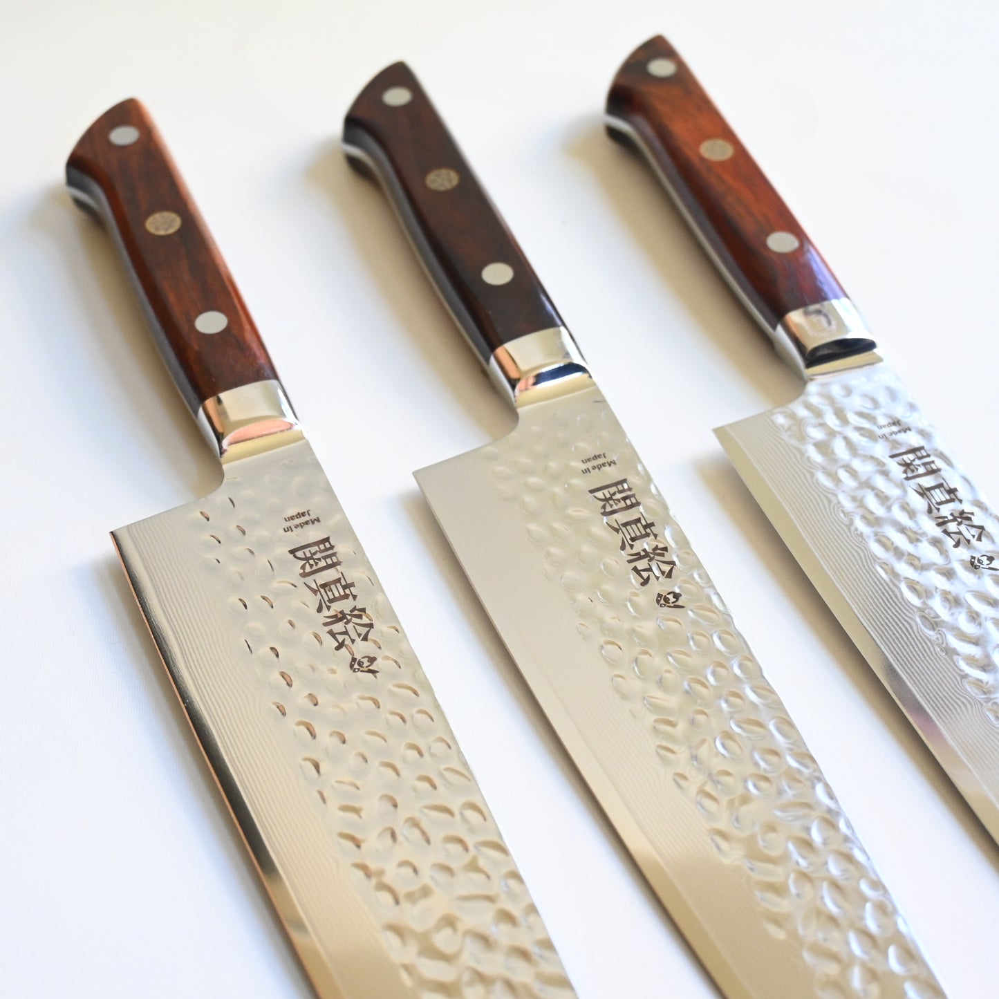 Seki mae - Hammered Pro | 3 knives set