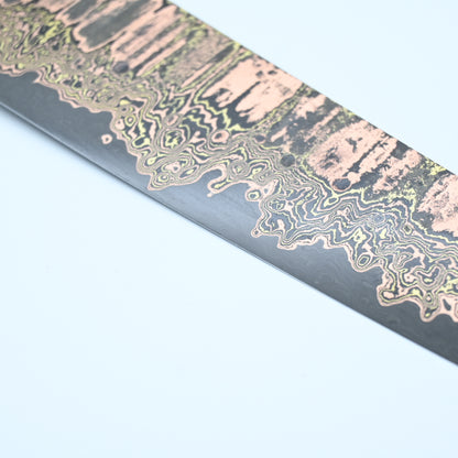 OG Knives - Kiritsuke 210 mm | 52100 core, Damascus Cu.