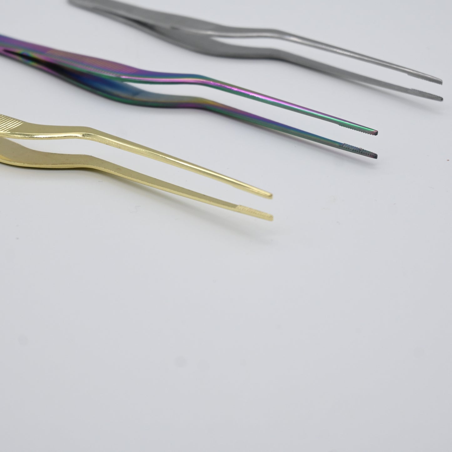 Offset Plating Tweezer 150 mm | Stainless steel