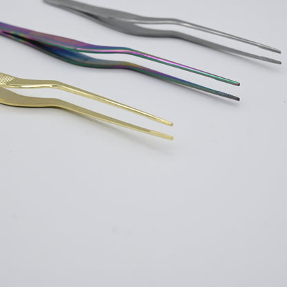 Offset Plating Tweezer 150 mm | Stainless steel