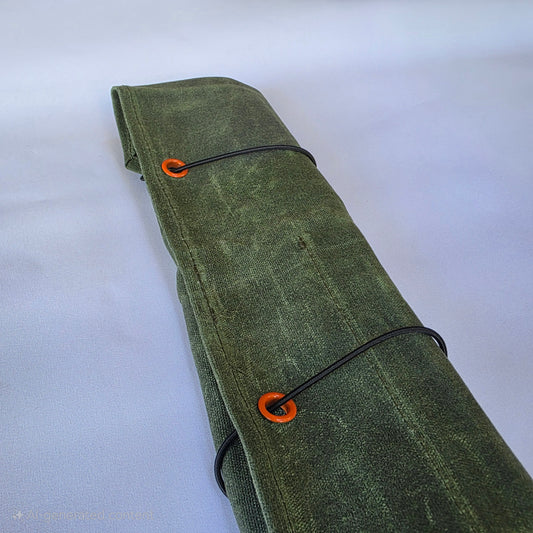 Knife Roll canvas suitable for knife and tools orange