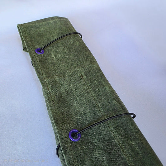 Knife Roll canvas suitable for knife and tools Purple