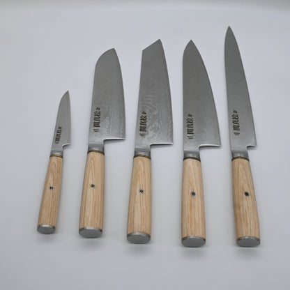 Seki mae Blonde set 5 knives