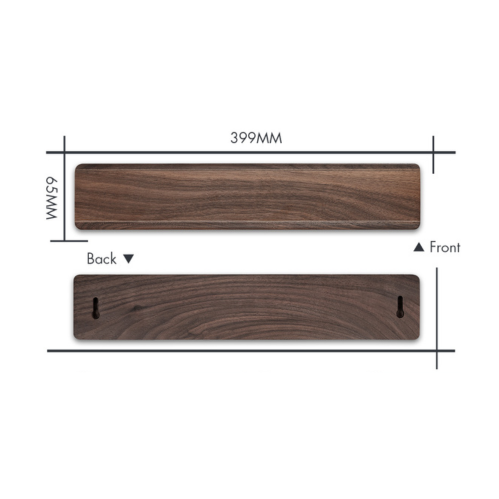 Super Magnetic knife rack, 399 mm  | Black Walnut wood