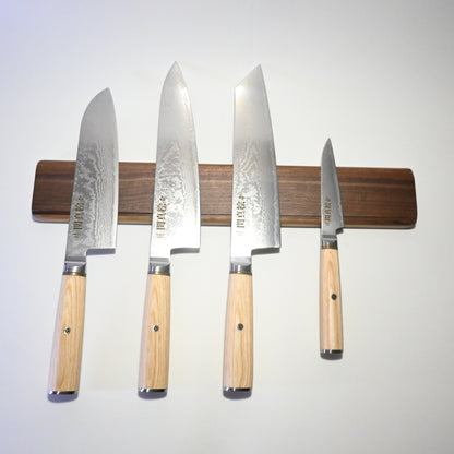 Super Magnetic knife rack, 399 mm  | Black Walnut wood