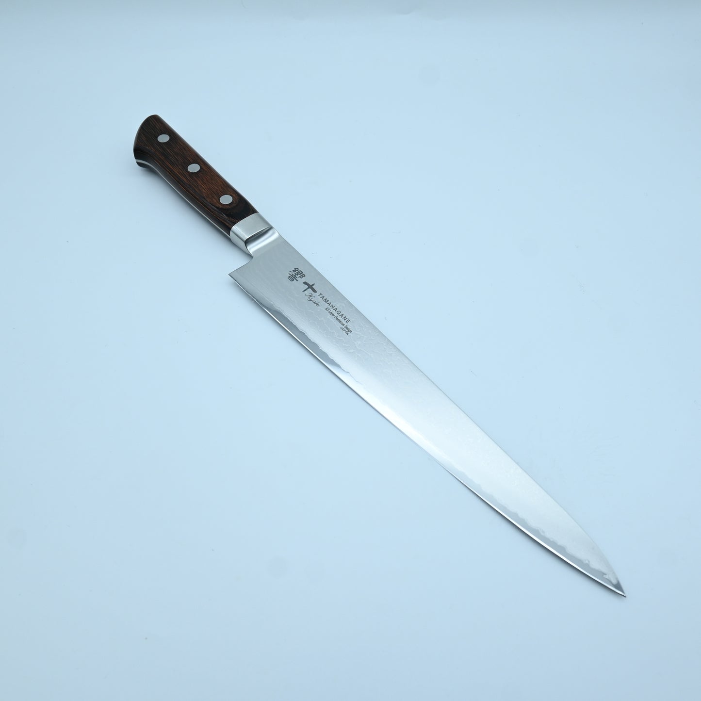 Tamagahane San Kyoto – Sujihiki  | 63 layers Damascus steel