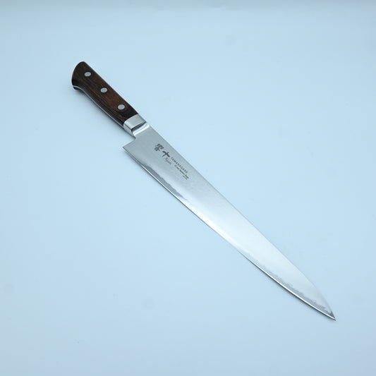 Tamagahane San Kyoto – Sujihiki  | 63 layers Damascus steel