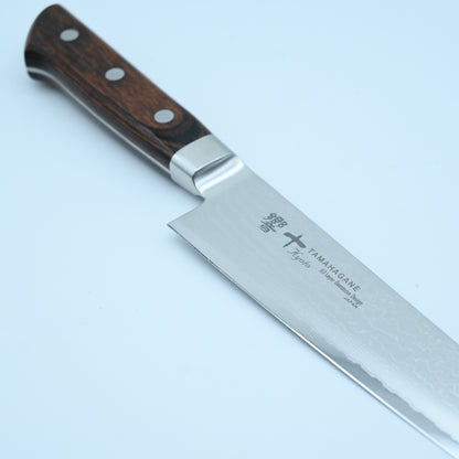 Tamagahane San Kyoto – Sujihiki  | 63 layers Damascus steel