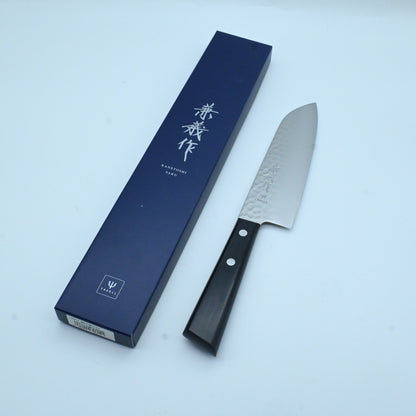 Yaxell - Santoku, 165 mm | VG-10 Hammered clad