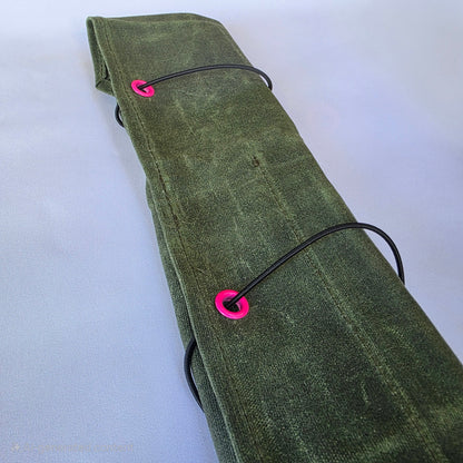 Knife Roll canvas suitable for knife and tools Pink