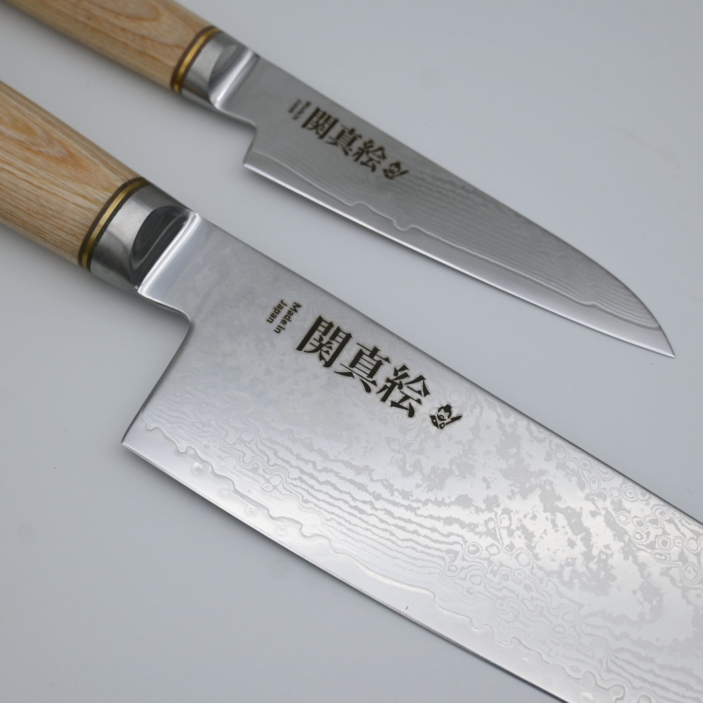 Seki mae classic blonde set santoku + petit