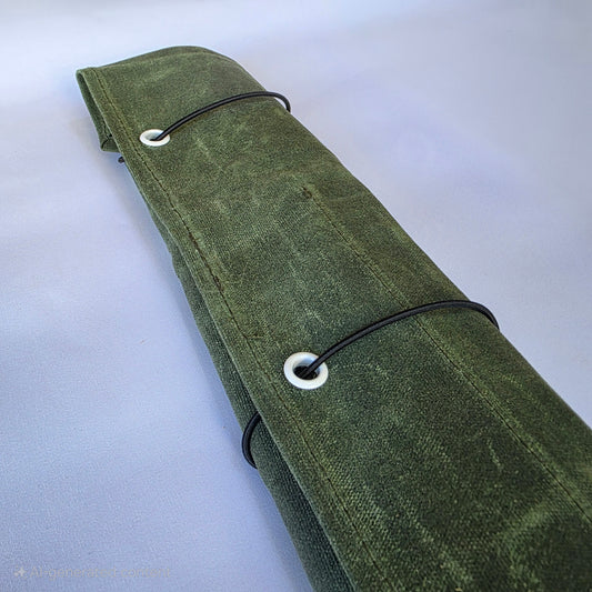 Knife Roll canvas suitable for knife and tools white