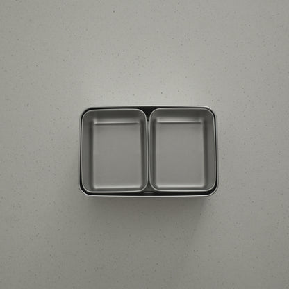 Yakumi Stainless steel pan - 2 compartments