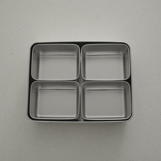 Yakumi Stainless steel pan - 4 compartments