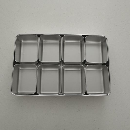 Yakumi Stainless steel pan - 8 compartments