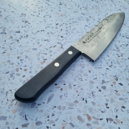 Satake Santoku "nashiji" knife 170mm 420J2 steel